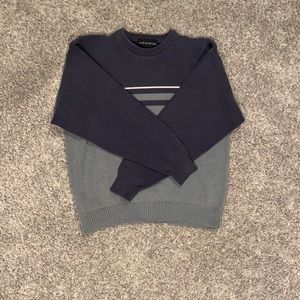 Croft & Barrow Navy and Gray MENS Sweater